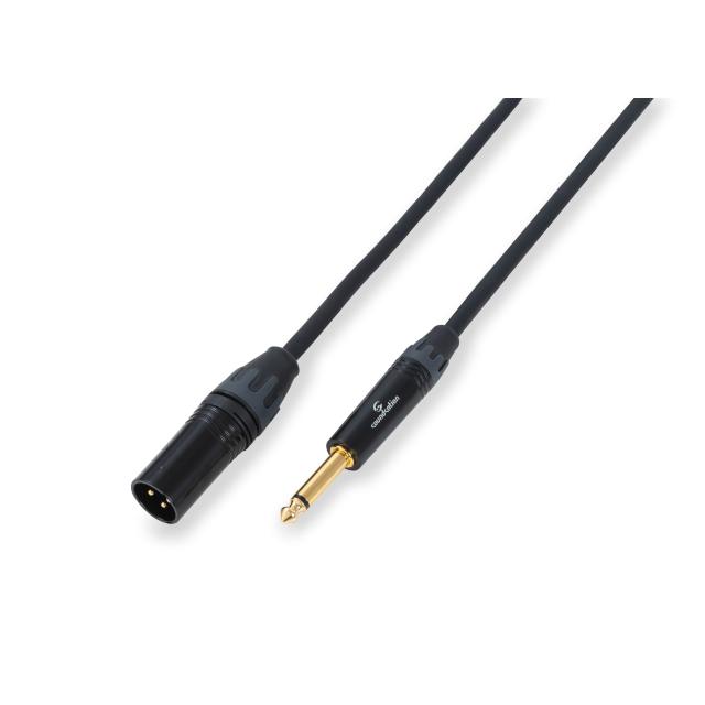 Cavo microfonico bilanciato Wiremaster XLR(M)-6.3mm Jack MONO / 15mt