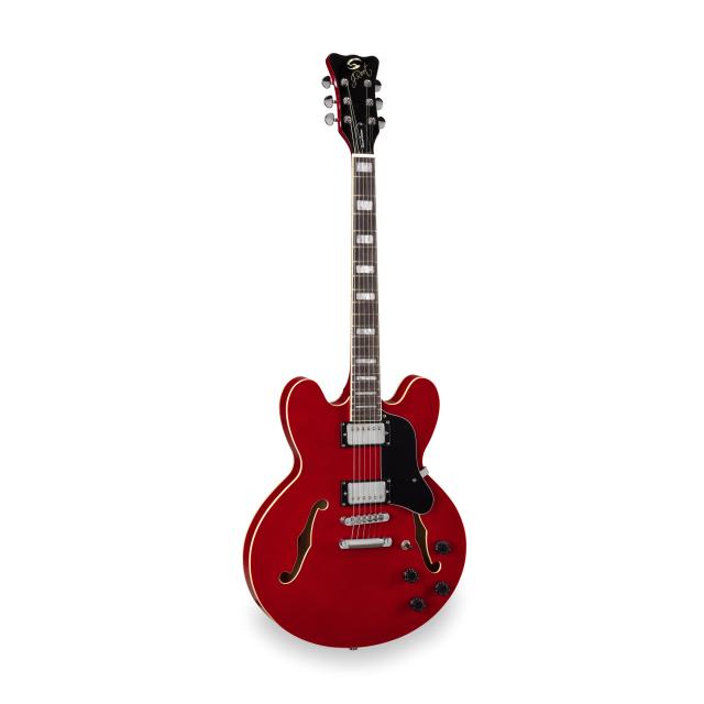 Chitarra semiacustica double cutaway con Humbucker