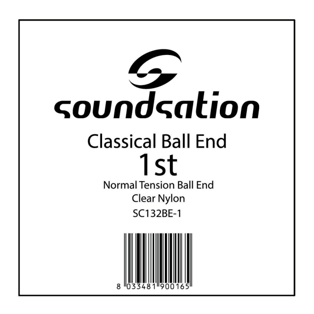 Ball end classical guitar string - E 0.28 Normal tension