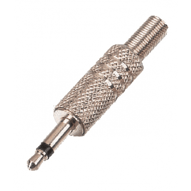 Metal connector 3.5mm jack MONO (25 pcs box )