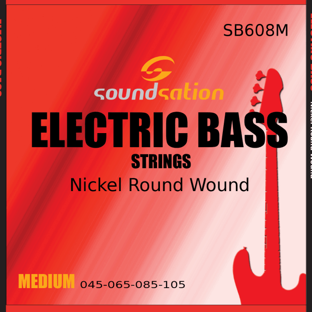 Electric bass guitar string set - Medium
