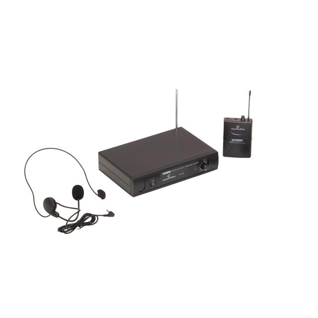 VHF Plug and Play Wireless Microphone with Bobypack and headset (213.0 MHz)