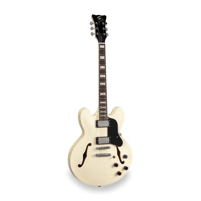 Chitarra semiacustica double cutaway con Humbucker