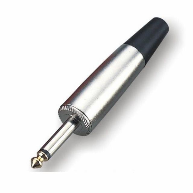 6.3mm Jack MONO male connector (25 pcs box)