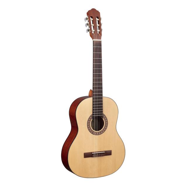 4/4 classical guitar feauring spruce top and glossy finish