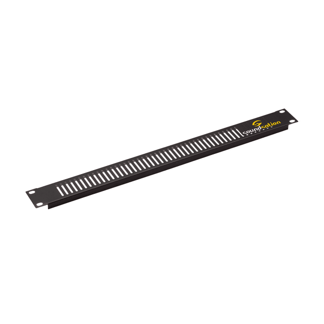 Pannello rack 19" - 1 unità con fori di ventilazione