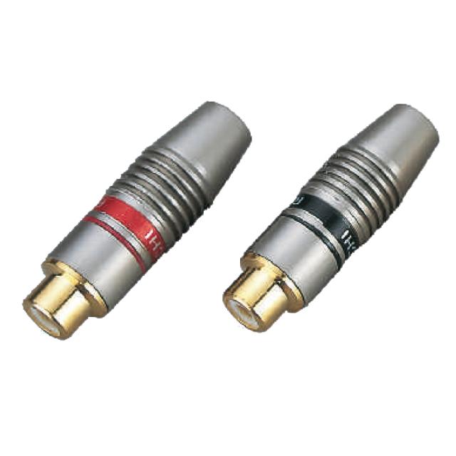 Metal connector RCA female (25 pcs box)
