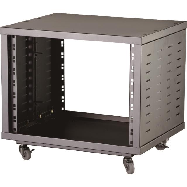 8 units 19" rack cabinet with castors