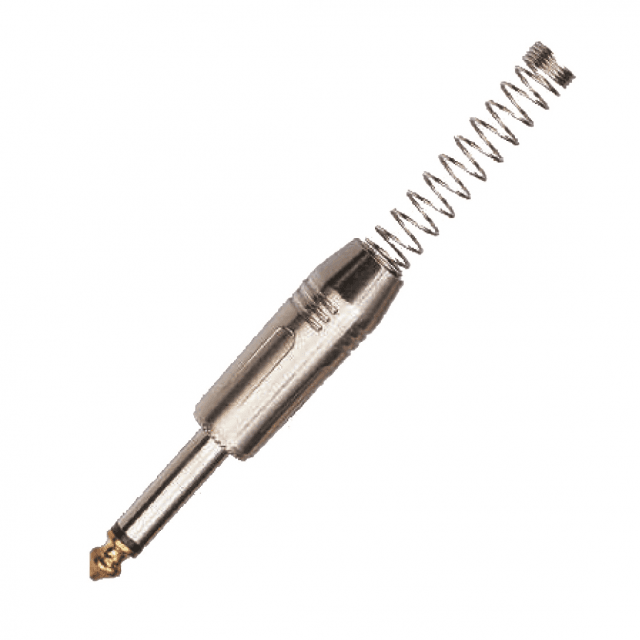 Metal connector 6.3mm jack MONO (25 pcs box)