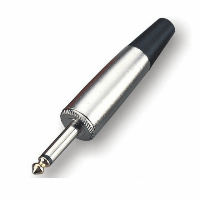 6.3mm Jack MONO male connector (25 pcs box)